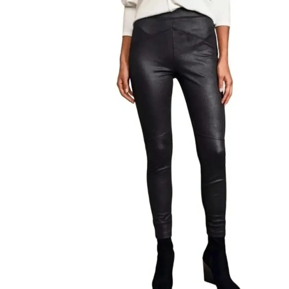 Free People Midnight Vegan Suede Black Leggings - Picture 8 of 11